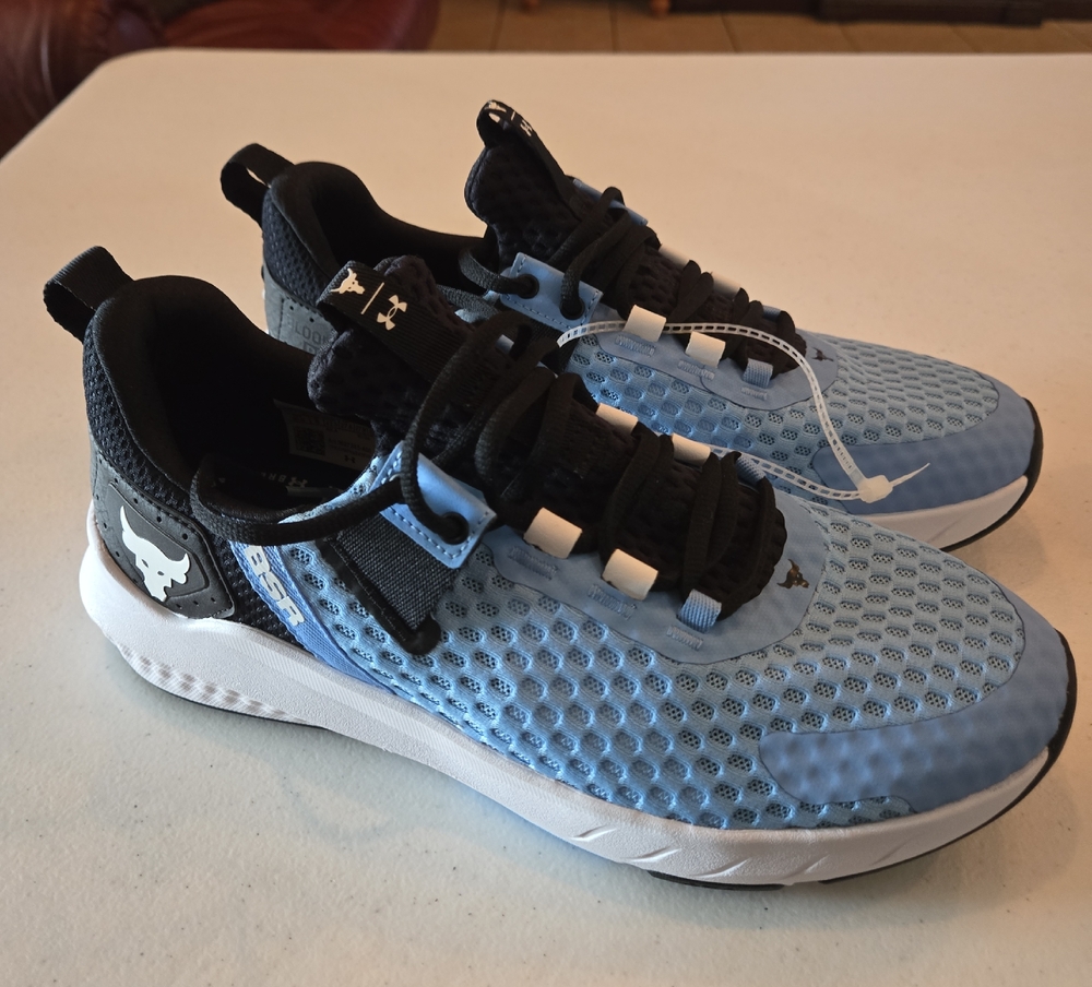 Under Armour Light Blue Project Rock Woman Running Sneakers